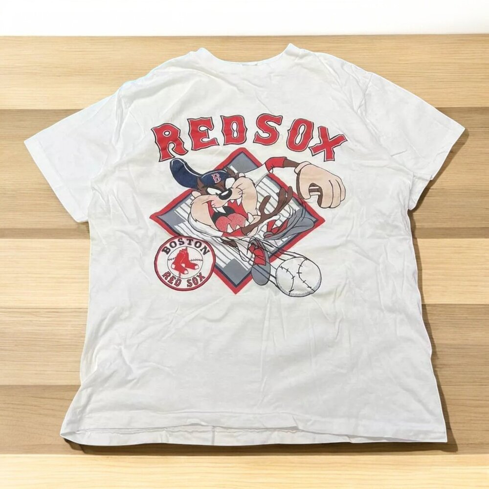 Boston Red Sox Looney Tunes White T-shirt Unisex Shirt VN5917
